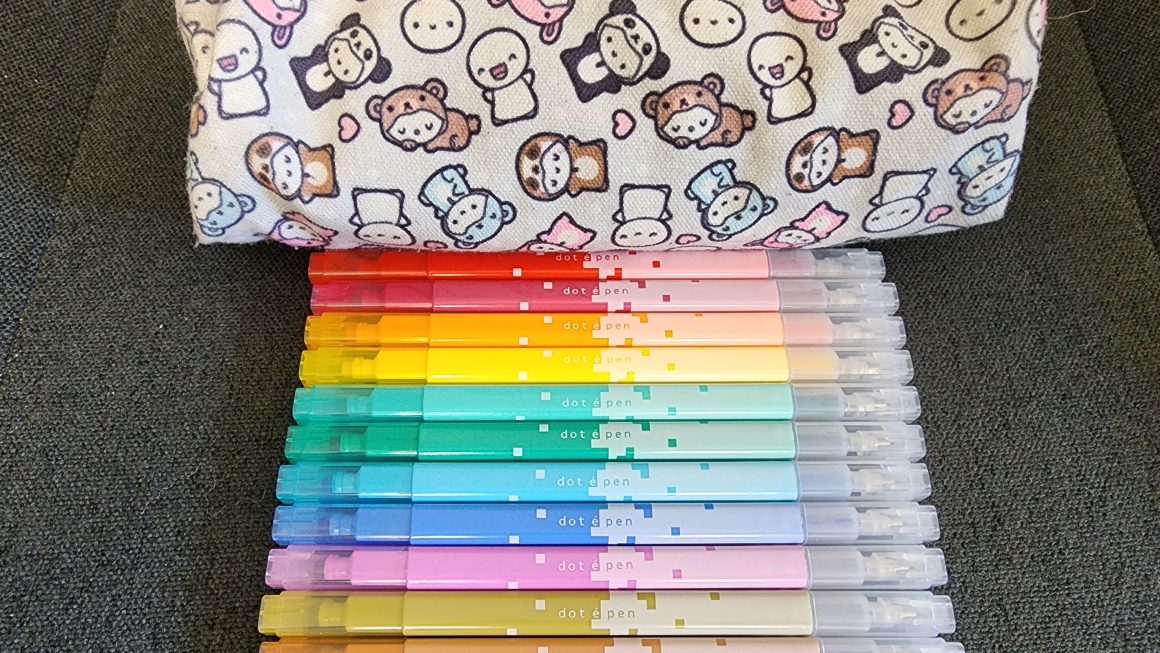 Pen Swatch | Sun-Star Dot é Pen Square Marker